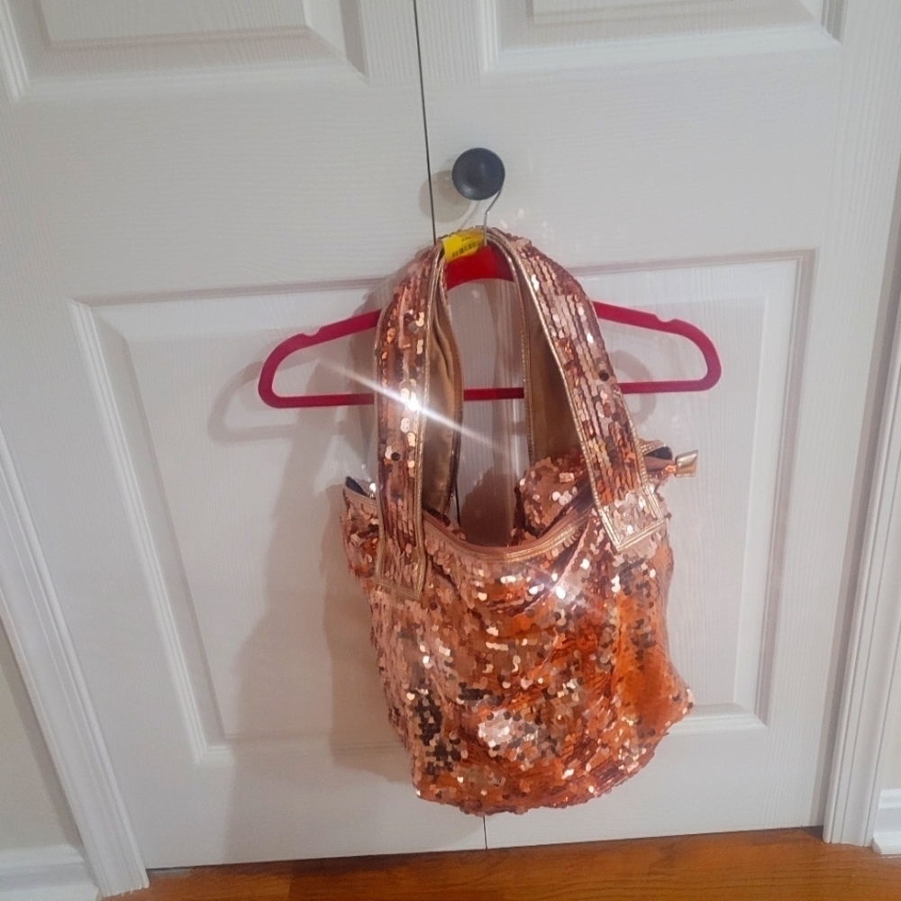 Joan Boyce Sequin Hobo Bag